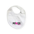 White Snap Bib